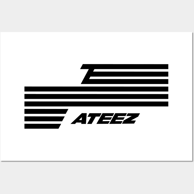 ATEEZ'S FLAG. Wall Art by Duckieshop